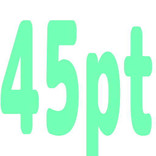 :45pt: